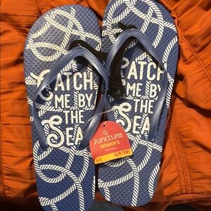 Juncture Women's Blue Flip Flops